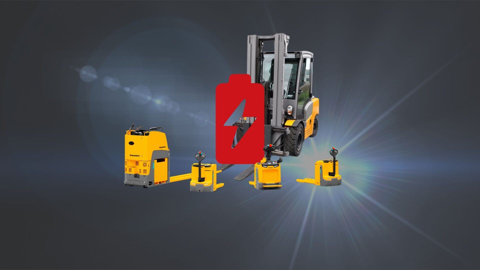 Batteriepflege am Elektrostapler