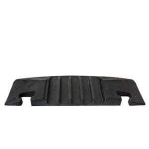 Schwarze MORION Kabelbrücke aus Gummi mit Rillen und strukturierter Oberfläche, auf weißem Hintergrund abgebildet.